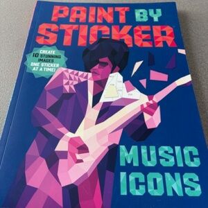 Paint by stickers book